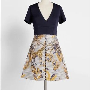 ISO ModCloth Hutch Wild Wonderment Twofer Mini Dress Size 8/10 NOT FOR SALE!!!